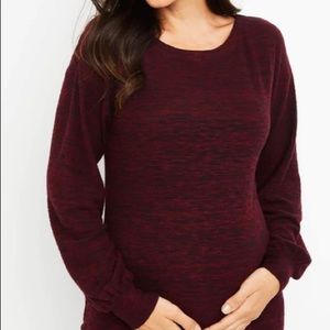 A Pea in a Pod - Spacedye Hacci Maternity Top